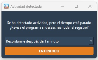 Aviso de que el tiempo est├б detenido mucho tiempo