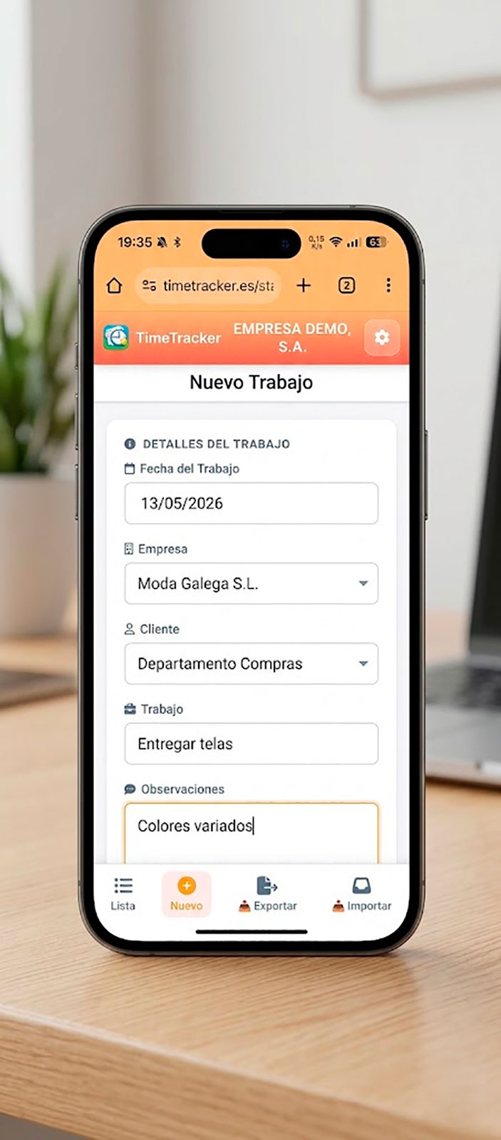 GESTION DE TRABAJOS APP